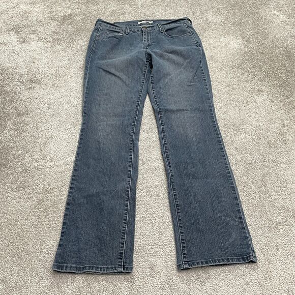 Levi's Denim - Levi's 505 Straight Denim Jeans Womens 10 Blue Cotton Casual Mid Rise 31x30.5